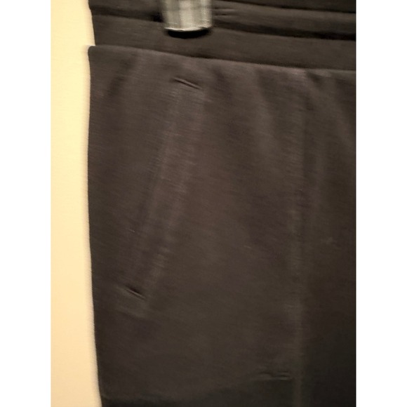 T by Talbots Black Pima Cotton Blend Jogger Pants Large Petite Drawstring Pocket - Picture 5 of 8